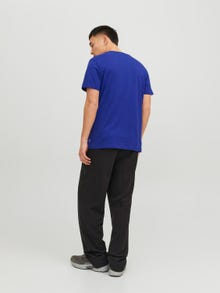 Jack & Jones Enfärgat Rundringning T-shirt -Bluing - 12156101