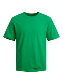 Jack & Jones Yksivärinen Pyöreä pääntie T-paita -Green Bee - 12156101