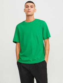 Jack & Jones Plain Crew neck T-shirt -Green Bee - 12156101