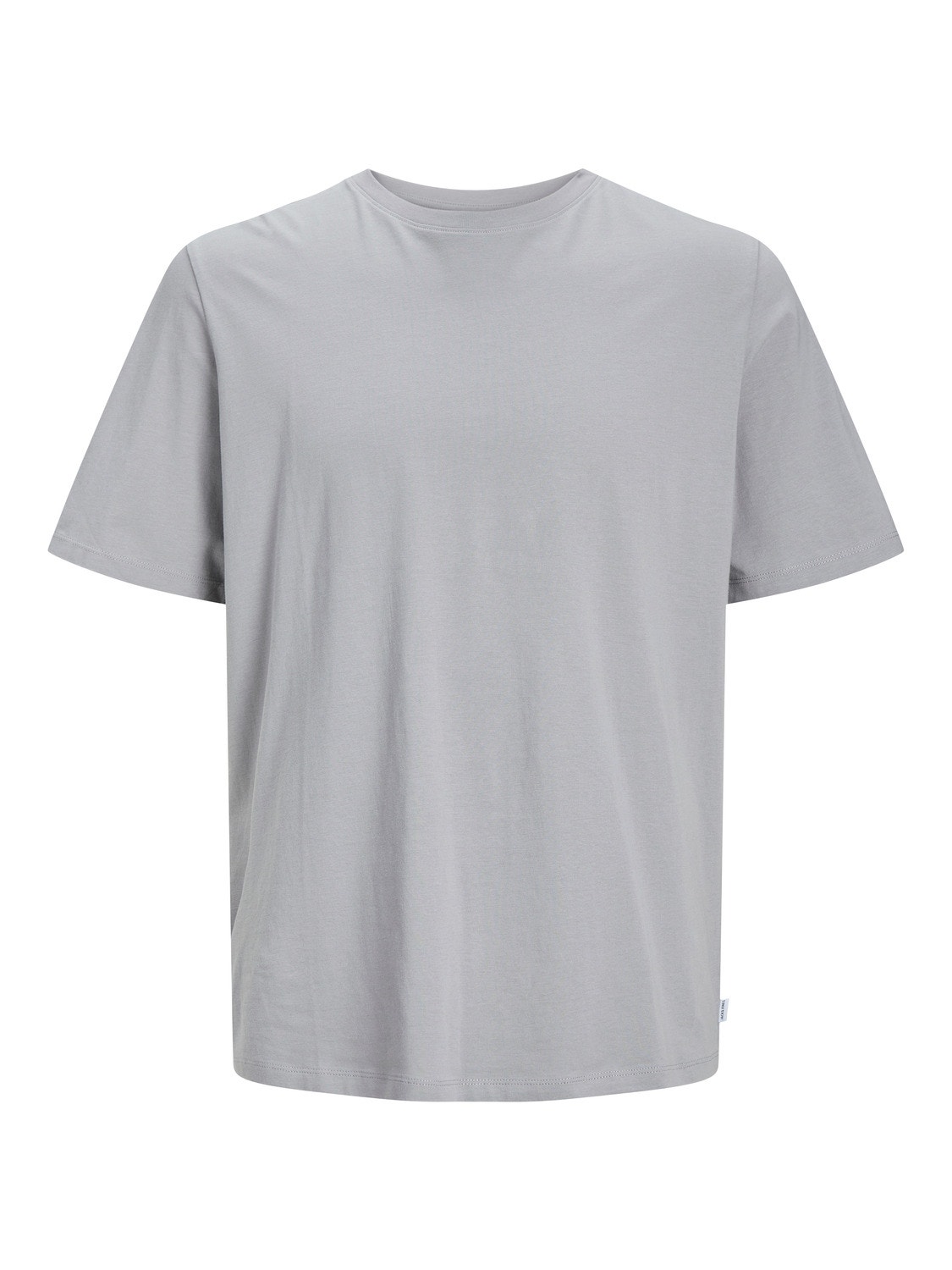 Jack & Jones Vienspalvis Apskritas kaklas Marškinėliai -Ultimate Grey - 12156101