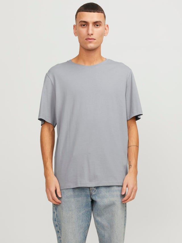 Jack & Jones Vienspalvis Apskritas kaklas Marškinėliai - 12156101