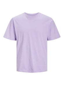 Jack & Jones Vienspalvis Apskritas kaklas Marškinėliai -Purple Rose - 12156101