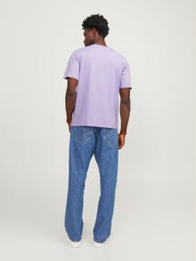 Jack & Jones Plain O-Neck T-shirt -Purple Rose - 12156101