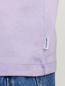 Jack & Jones Plain Crew neck T-shirt -Purple Rose - 12156101