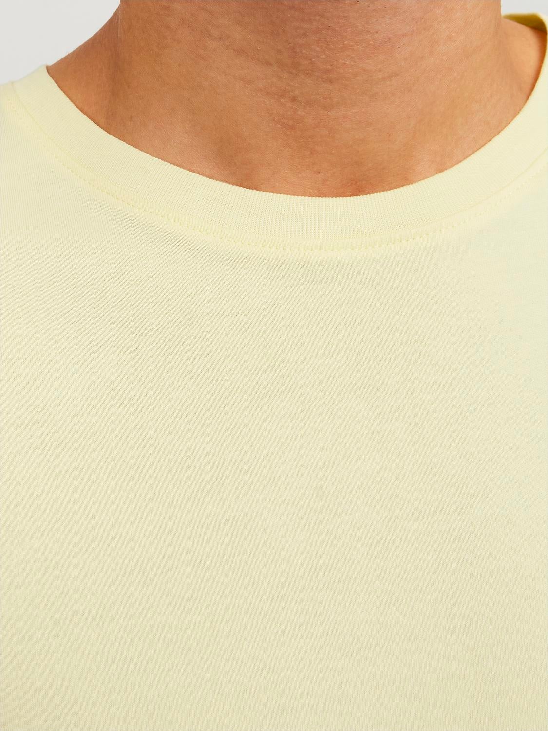 Pastel yellow best sale crew neck