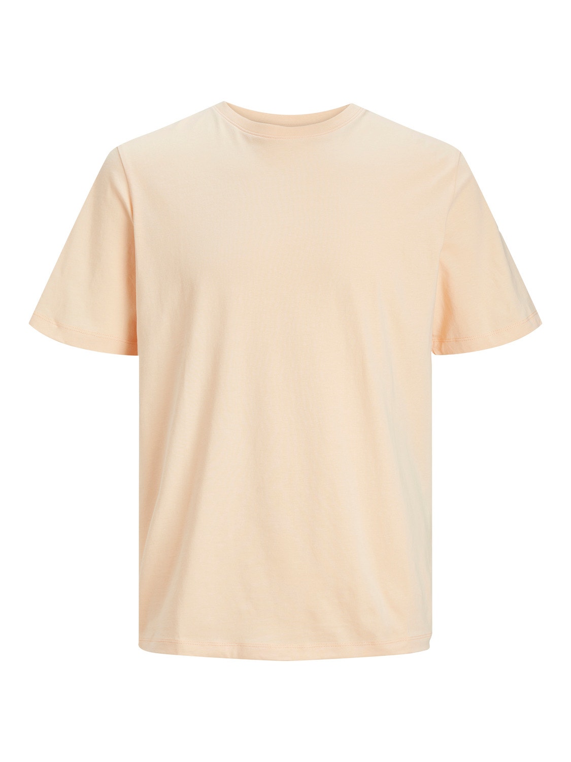 Jack & Jones Gładki Okrągły dekolt T-shirt -Apricot Ice  - 12156101