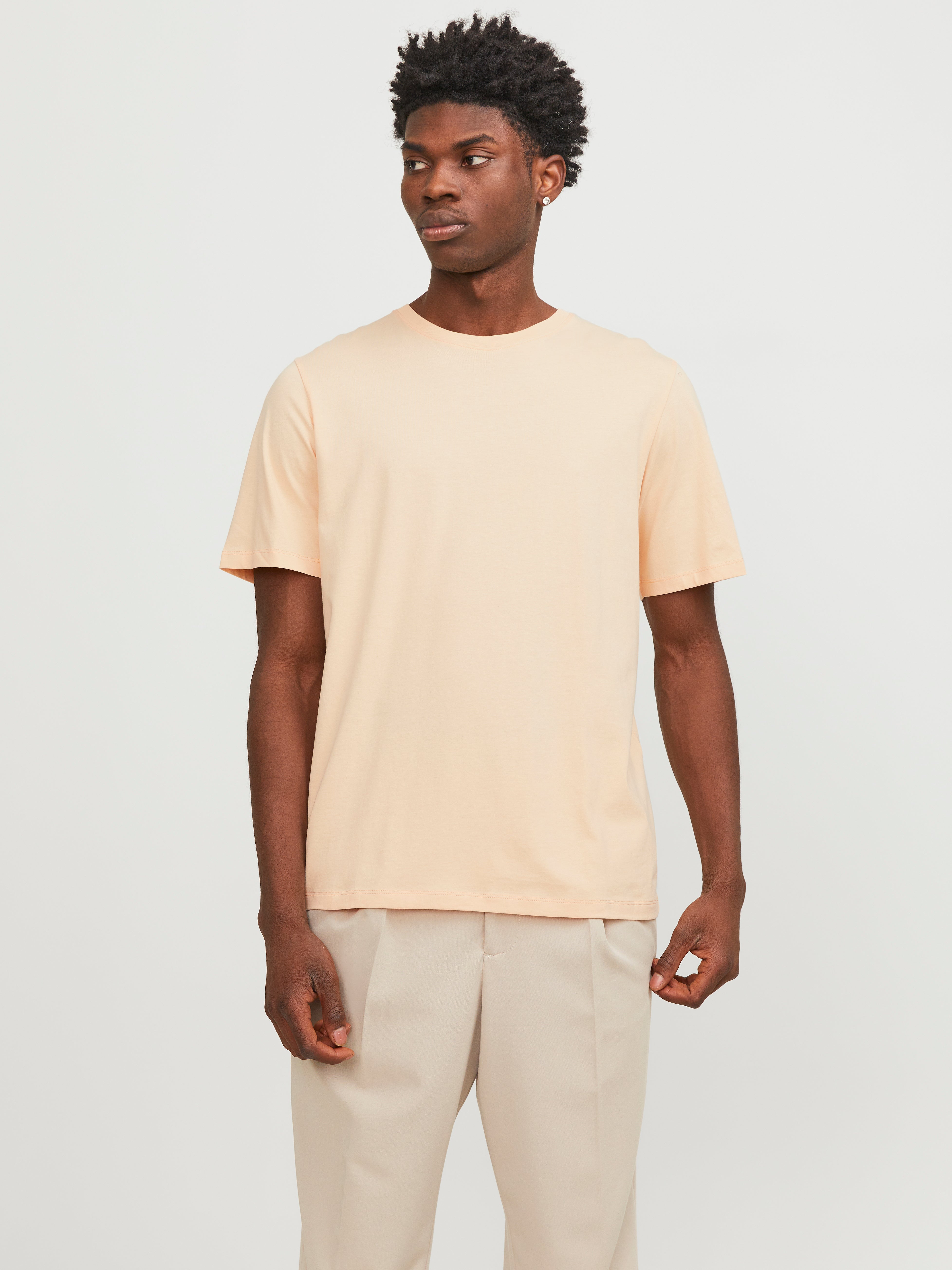 Jack & Jones Plain Crew neck T-shirt - 12156101