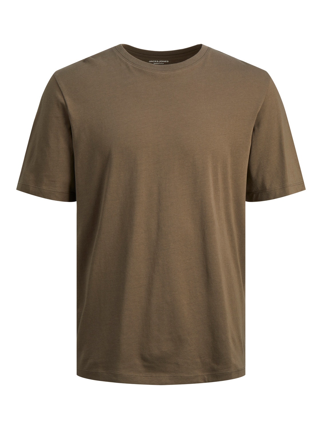 Jack & Jones Ensfarvet Crew neck T-shirt -Bungee Cord - 12156101