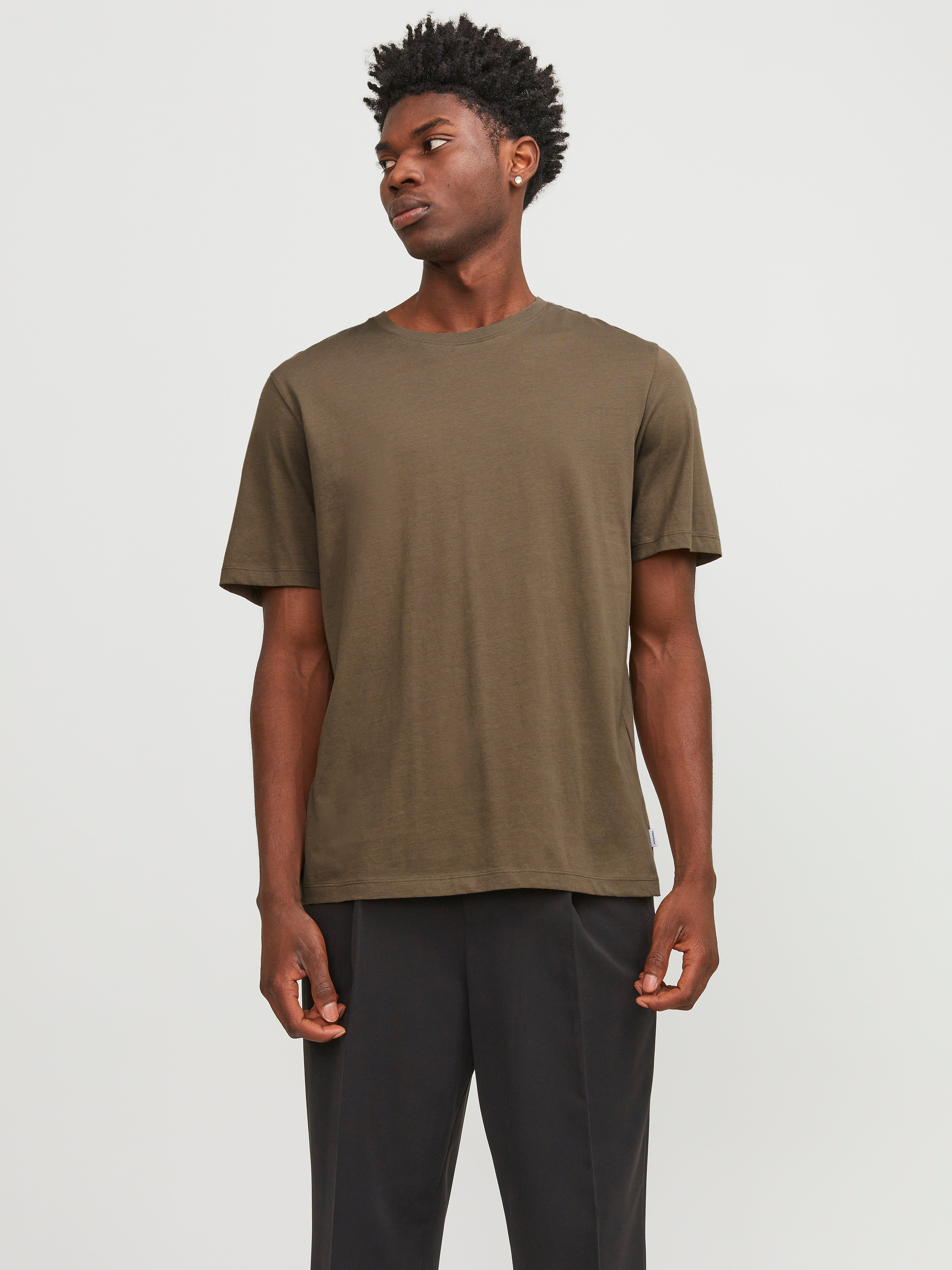 Jack & Jones Plain Crew neck T-shirt - 12156101