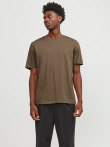 Jack & Jones Gładki Okrągły dekolt T-shirt -Bungee Cord - 12156101