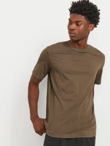 Jack & Jones Gładki Okrągły dekolt T-shirt -Bungee Cord - 12156101