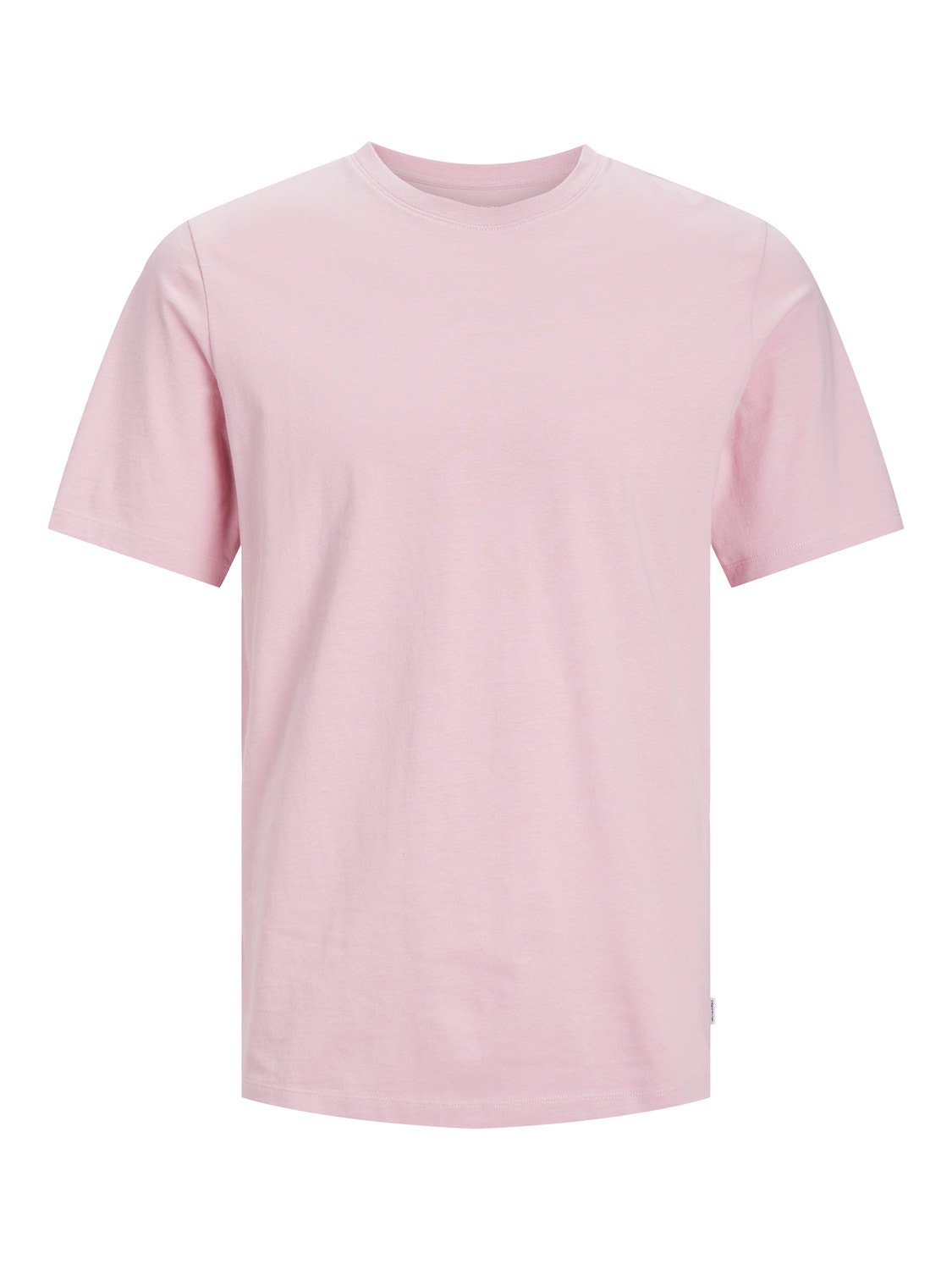 Jack & Jones Ensfarvet Crew neck T-shirt -Pink Nectar - 12156101