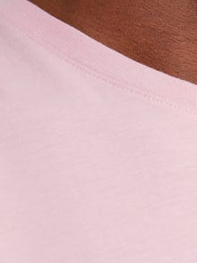 Jack & Jones Vienspalvis Apskritas kaklas Marškinėliai -Pink Nectar - 12156101