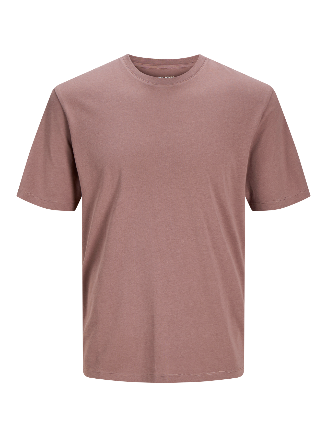 Jack & Jones Ensfarvet Crew neck T-shirt -Twilight Mauve - 12156101