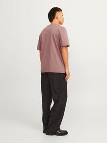 Jack & Jones Camiseta Liso Cuello redondo -Twilight Mauve - 12156101