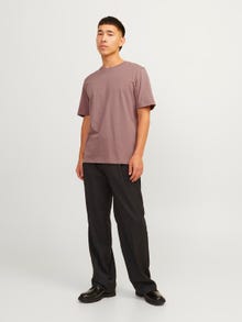 Jack & Jones Camiseta Liso Cuello redondo -Twilight Mauve - 12156101