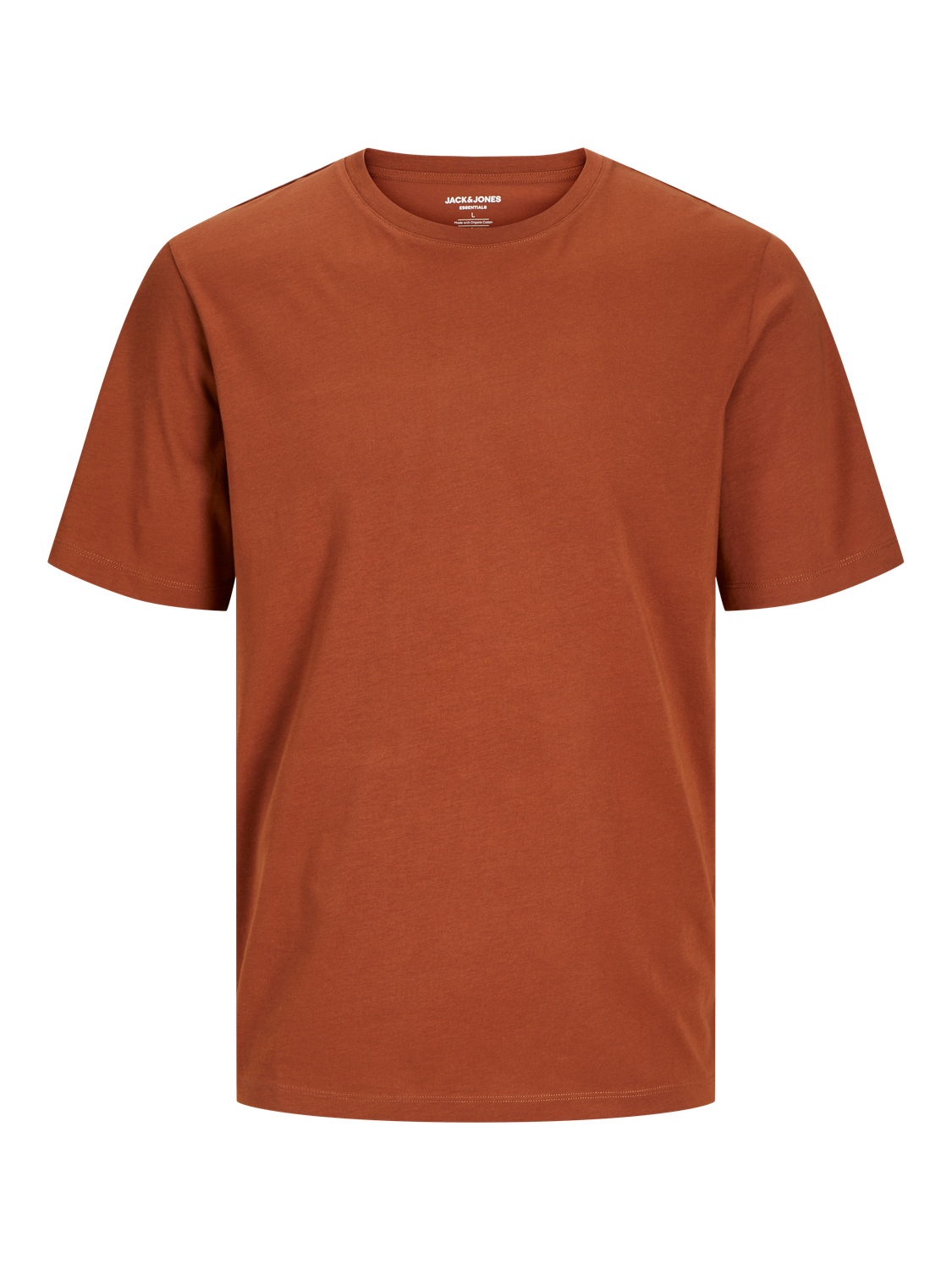 Jack & Jones Gładki Okrągły dekolt T-shirt -Mocha Bisque - 12156101