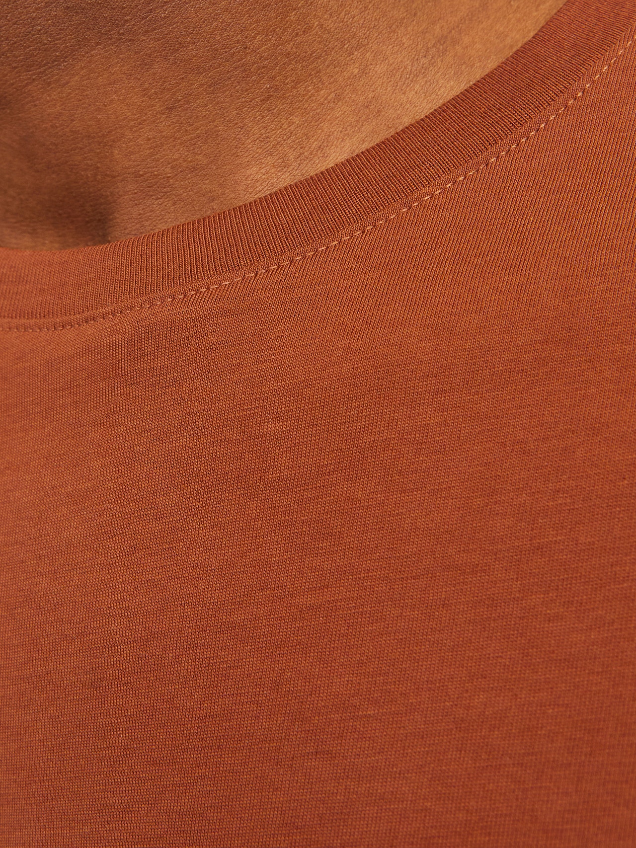 Jack & Jones Camiseta Liso Cuello redondo -Mocha Bisque - 12156101