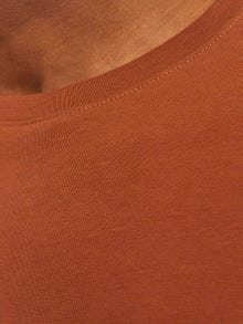 Jack & Jones Plain Crew neck T-shirt -Mocha Bisque - 12156101