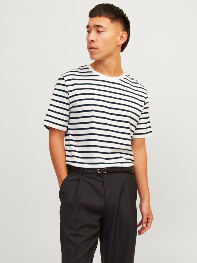 Jack & Jones Bez vzoru Kruhový výstřih Tričko - 12156101