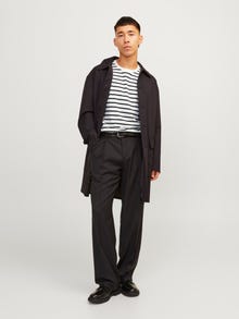 Jack & Jones Bez vzoru Kruhový výstřih Tričko -Cloud Dancer - 12156101