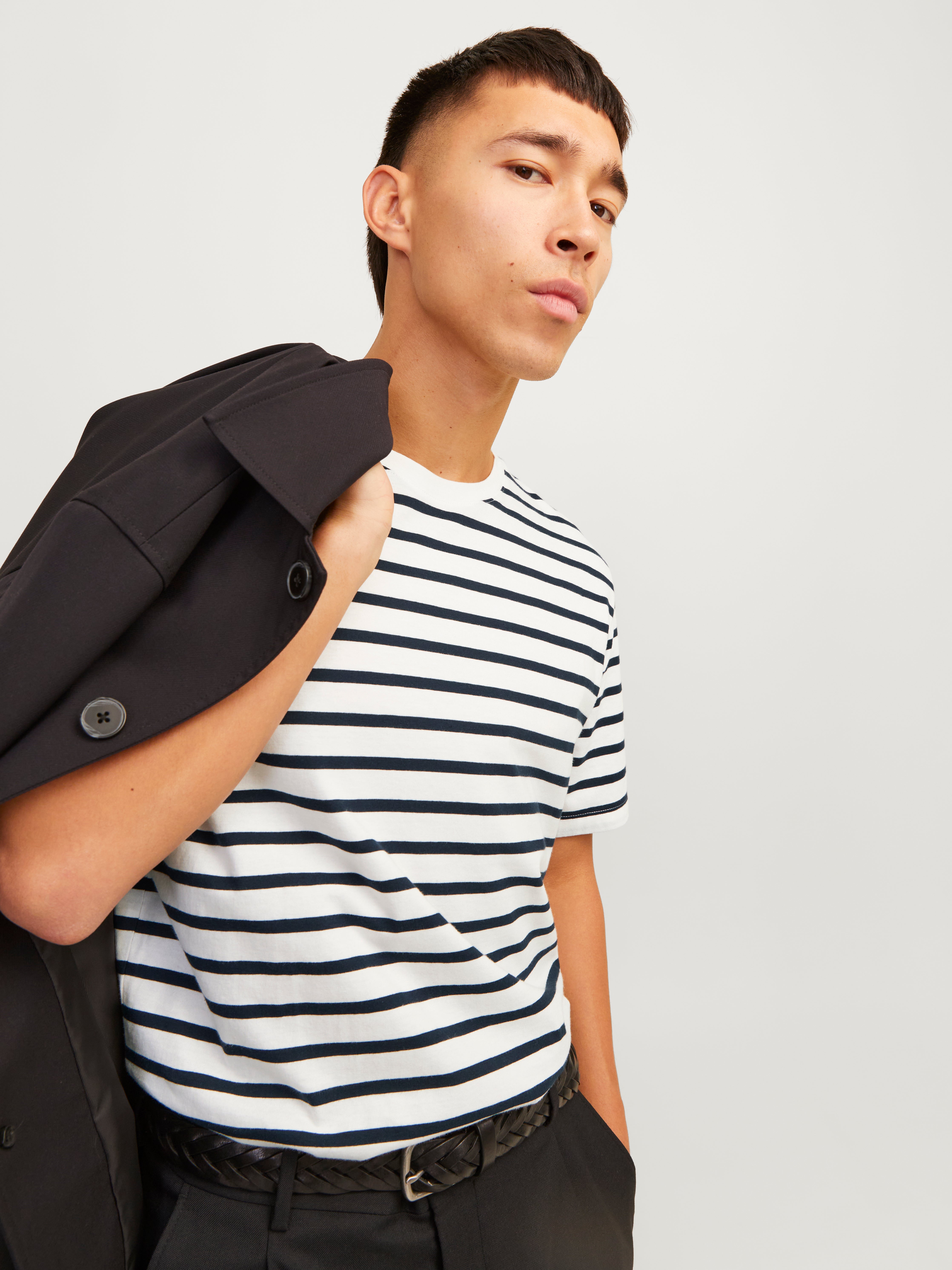 Einfarbig Rundhals T-shirt | Weiß | Jack & Jones®