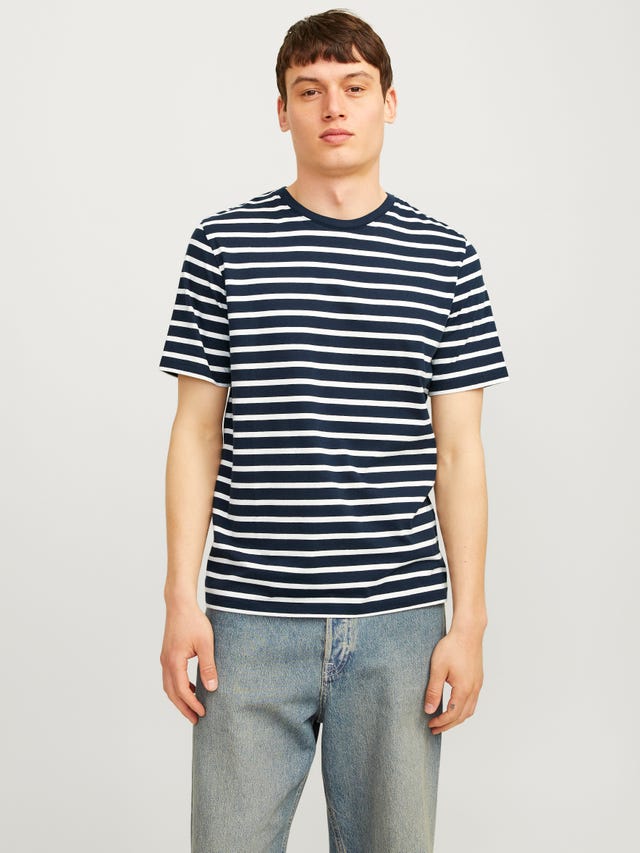 Jack & Jones Bez vzoru Kruhový výstřih Tričko - 12156101