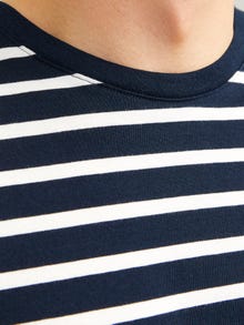 Jack & Jones Camiseta Liso Cuello redondo -Navy Blazer - 12156101
