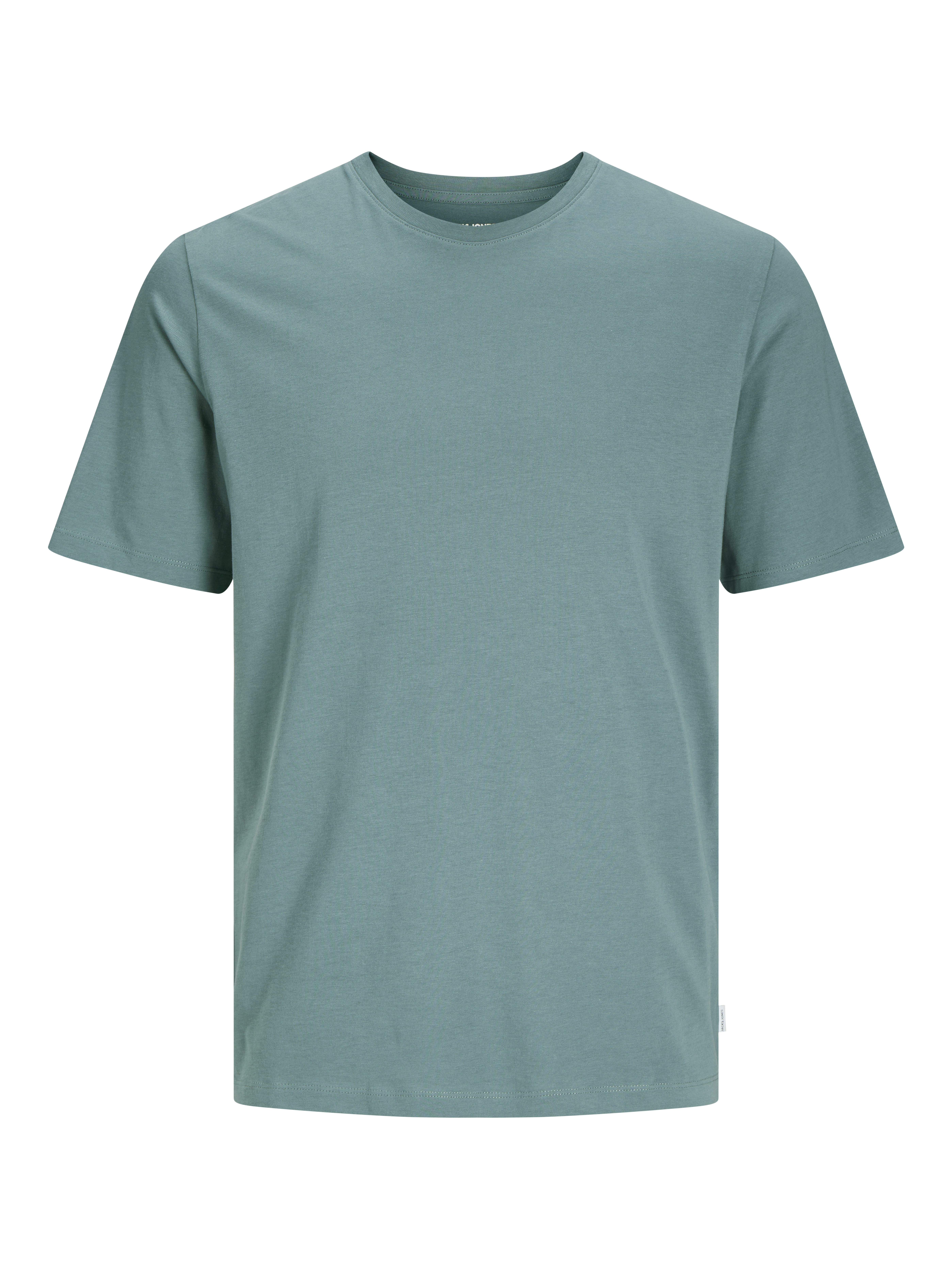 Einfarbig Rundhals T-shirt | Mittelblau | Jack & Jones®