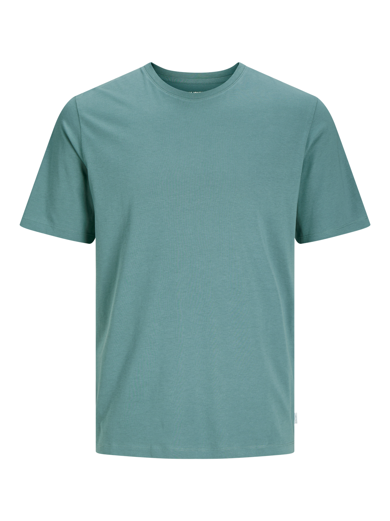 Jack & Jones Ensfarvet Crew neck T-shirt -Goblin Blue - 12156101