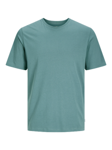 Jack & Jones T-shirt Liso Decote Redondo -Goblin Blue - 12156101