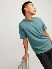 Jack & Jones Plain Crew neck T-shirt -Goblin Blue - 12156101