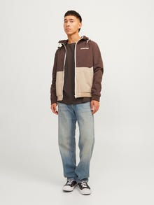 Jack & Jones Едноцветни Тениска -Mulch - 12156101