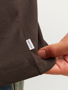 Jack & Jones Едноцветни Тениска -Mulch - 12156101