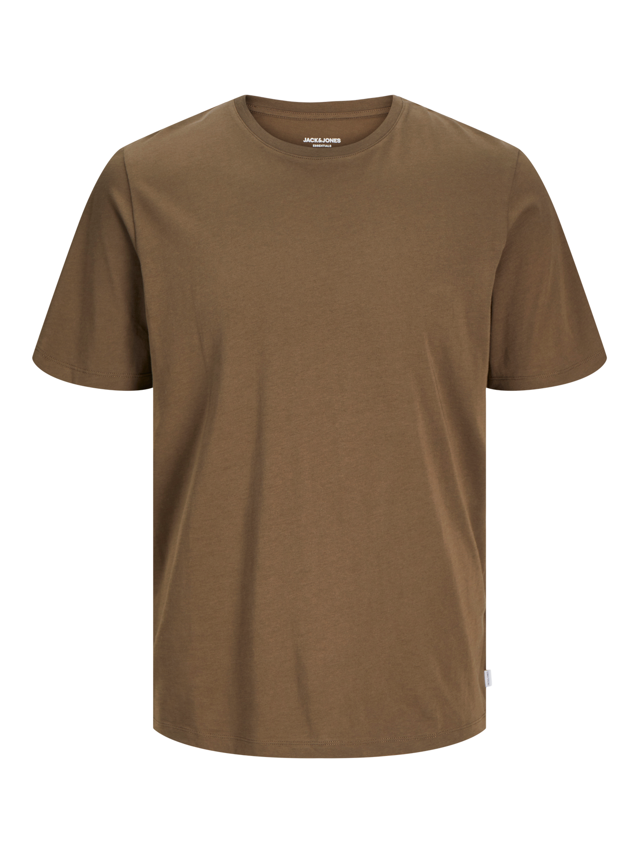 Jack & Jones Ensfarvet Crew neck T-shirt -Canteen - 12156101