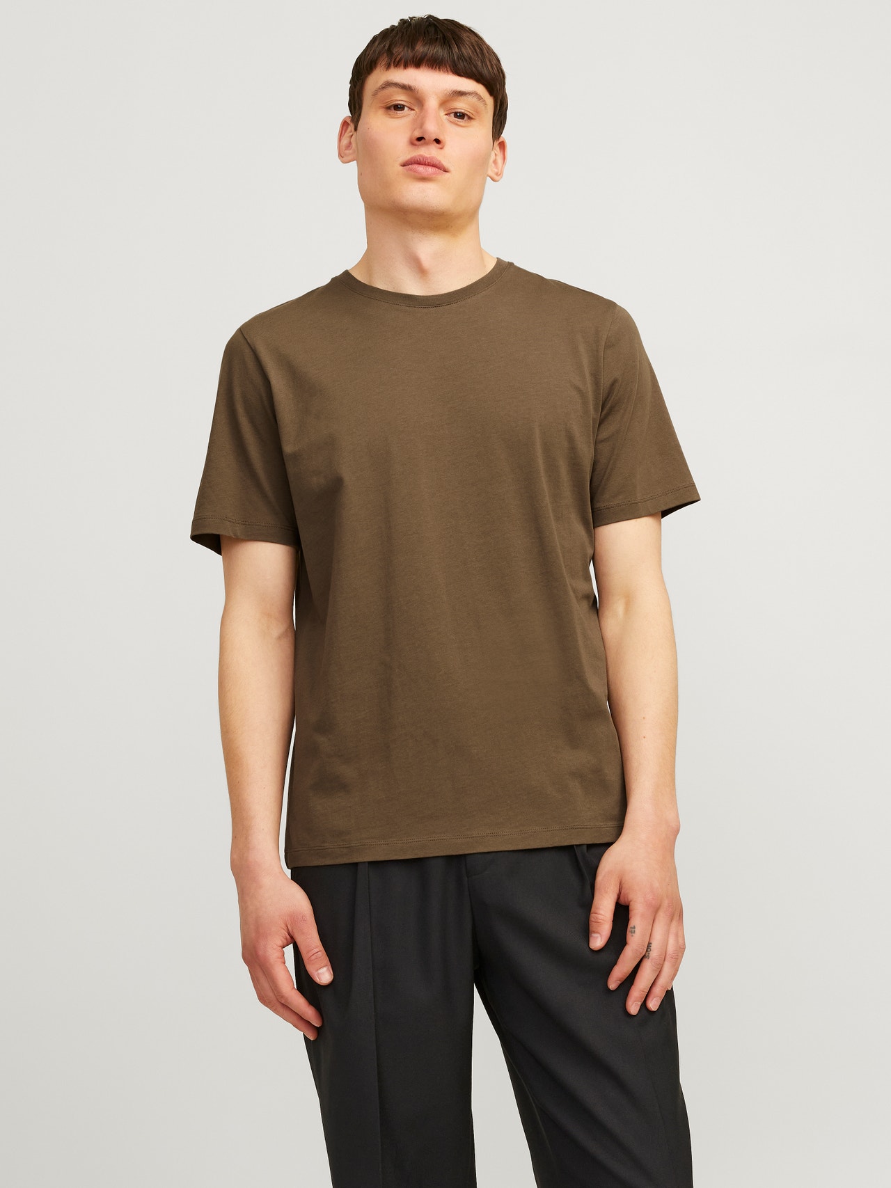 Jack & Jones Camiseta Liso Cuello redondo -Canteen - 12156101