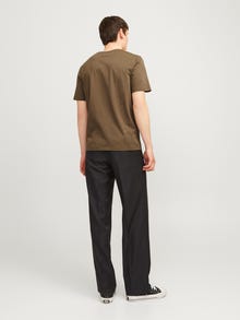 Jack & Jones Plain Crew neck T-shirt -Canteen - 12156101