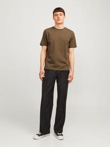 Jack & Jones Ensfarvet Crew neck T-shirt -Canteen - 12156101