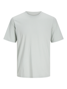Jack & Jones Plain Crew neck T-shirt -Puritan Gray - 12156101