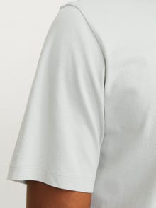 Jack & Jones Vienspalvis Apskritas kaklas Marškinėliai -Puritan Gray - 12156101