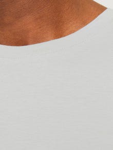 Jack & Jones Camiseta Liso Cuello redondo -Puritan Gray - 12156101