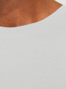 Jack & Jones Plain Crew neck T-shirt -Puritan Gray - 12156101