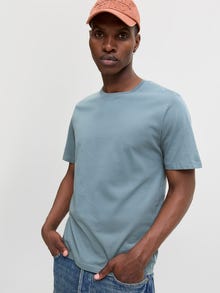 Jack & Jones Regular Fit Round Neck T-Shirt -Stormy Weather - 12156101