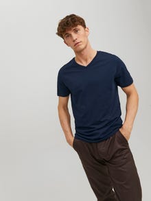Jack & Jones Vienspalvis Marškinėliai -Navy Blazer - 12156102