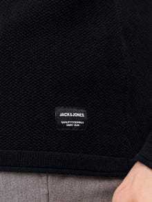 Jack & Jones Vienspalvis Apatinis megztinis -Black - 12157321