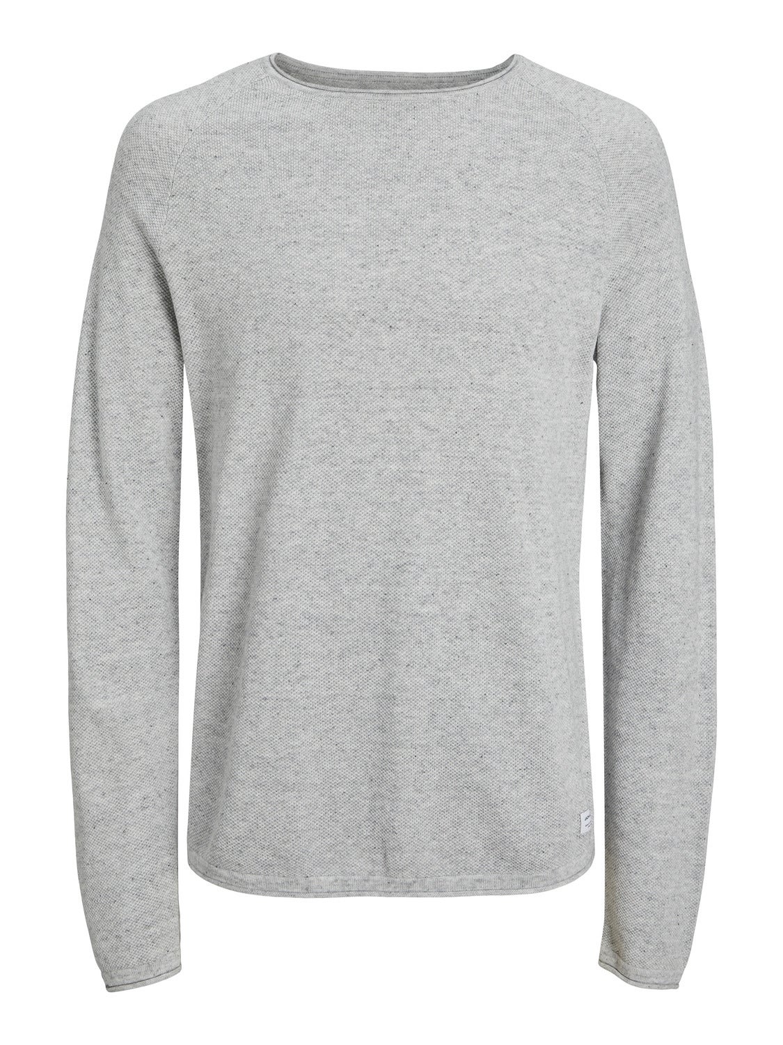 Grey plain online sweater