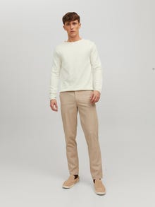Jack & Jones Vienspalvis Megztinis -Cloud Dancer - 12157321