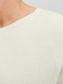 Jack & Jones Vienspalvis Megztinis -Cloud Dancer - 12157321