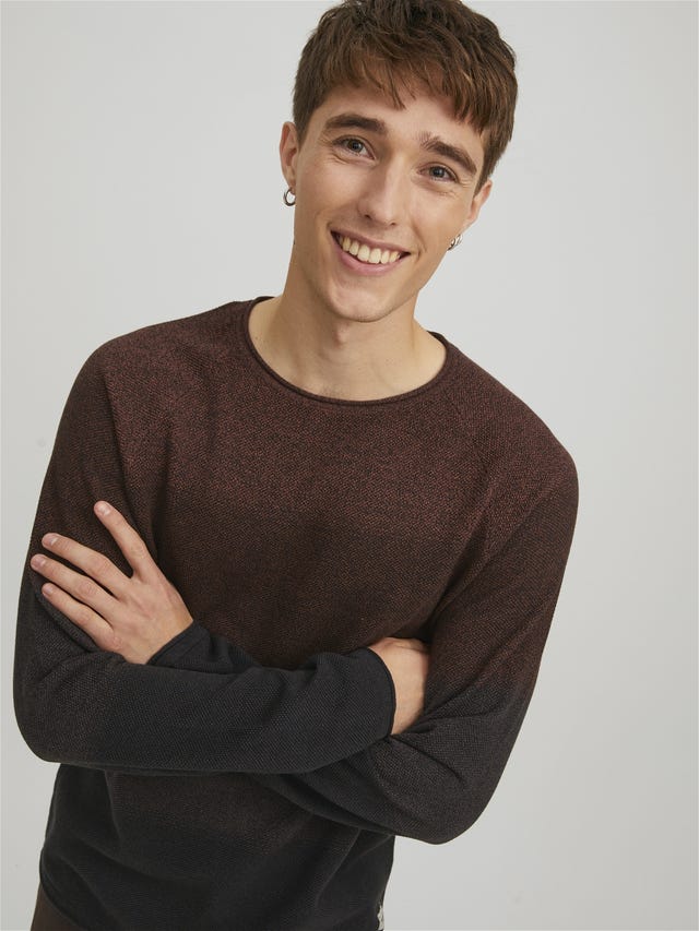 Jack & Jones Plain Crew Neck Jumper - 12157321