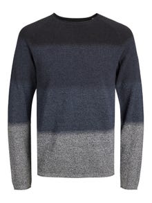 Jack & Jones Plain Knitted pullover -Navy Blazer - 12157321